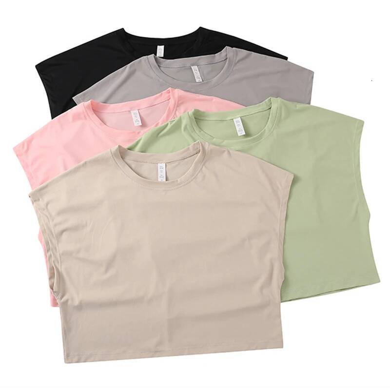 Loose Yoga Summer Women Short Sleeve Gym Top Sportswear Quick Dry Running Sport Shirt Fiess Athletic Crop Tops Active Wear