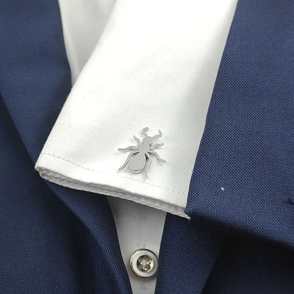 New - Stainless Steel Cufflinks Cool Ant Design Fashion Sleeve Pin Boyfriend Epaulette Gift W250606
