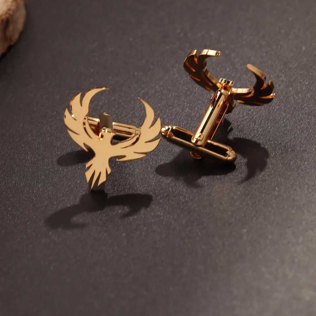 1Pair Stainless Steel Cufflinks Men Cuff Button Lion Eagle Cross Sikh Symbol For Wedding Shirt Badge Pin Business Shirt Cufflinks W250606