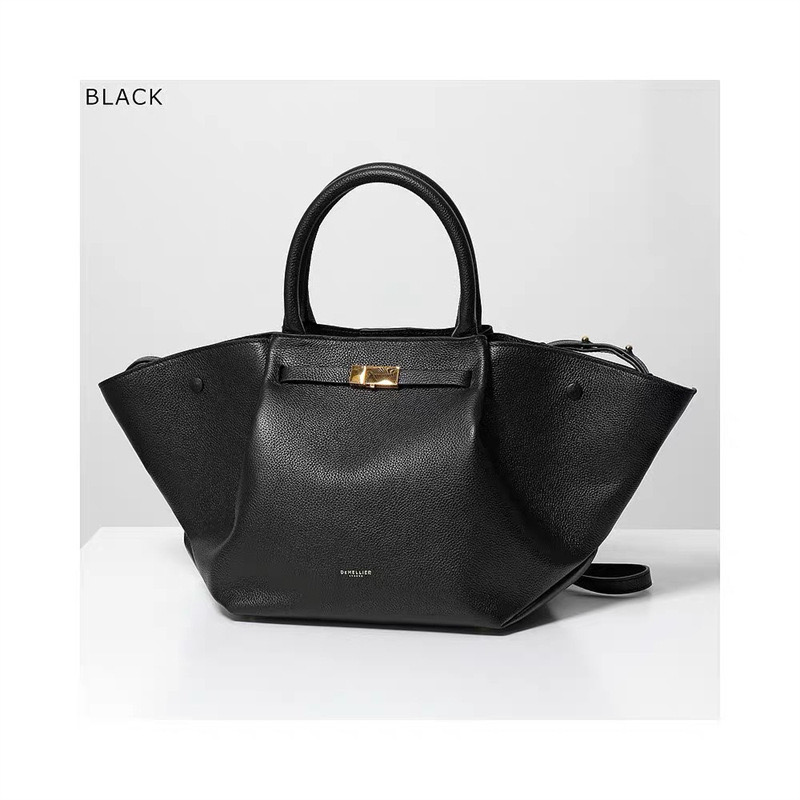 Midi NEW YORK Tote Leather Handbag Women Fashion Shoulder Bag, Designer Purse, Trendy Crossbody Bag For Ladies