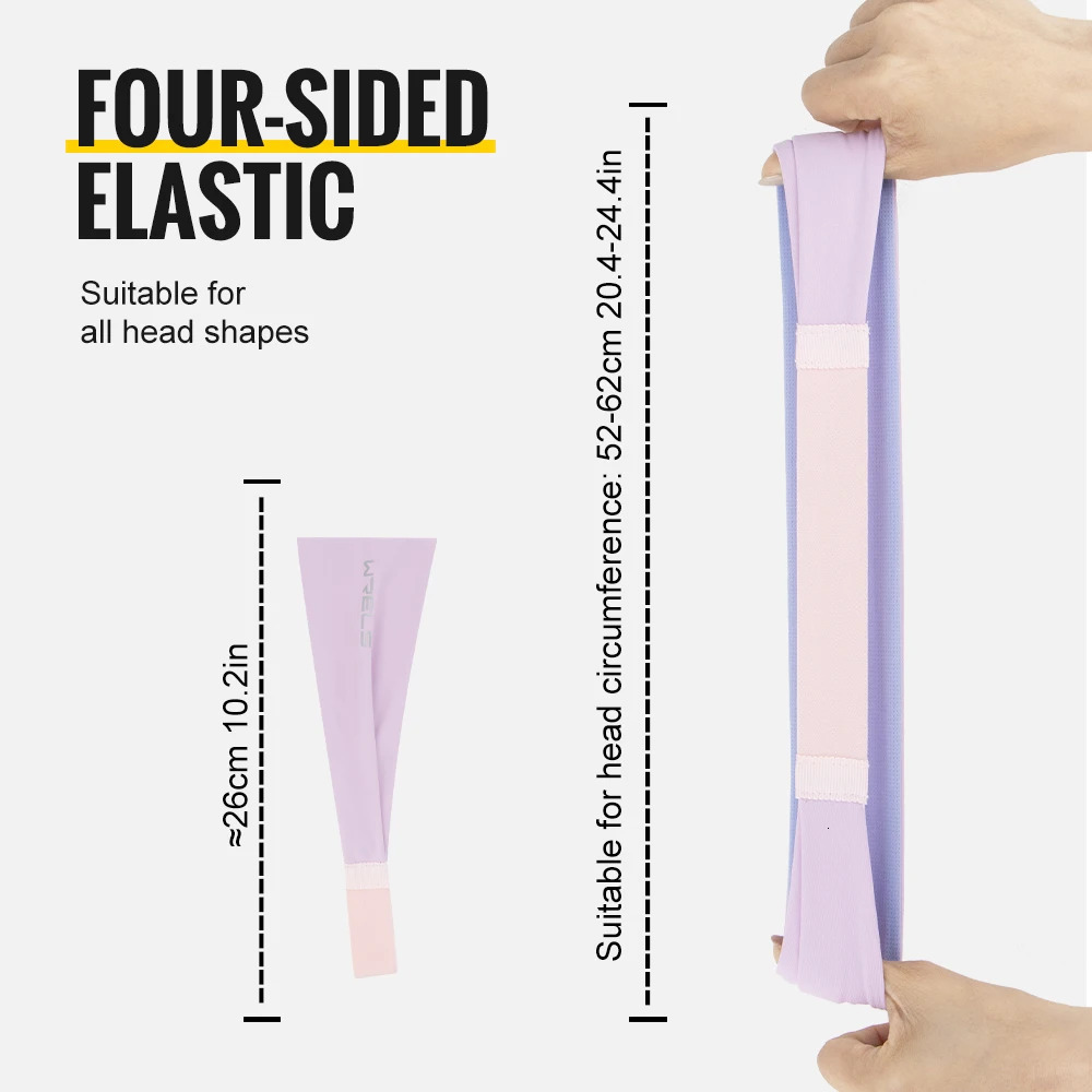 WRELS Outdoor Sports Headband Fitness Hair Bands Man Woman Hair Wrap Brace Elastic Cycling Yoga Running Exercising Sweatband 250529