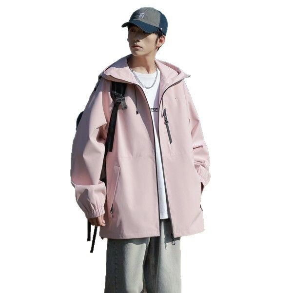 Ddmyoutdoor New Spring Autumn Men S And Women S Outerwear Jacket Trend Versatile Loose Casual Sports Hooded Versatile Jackets