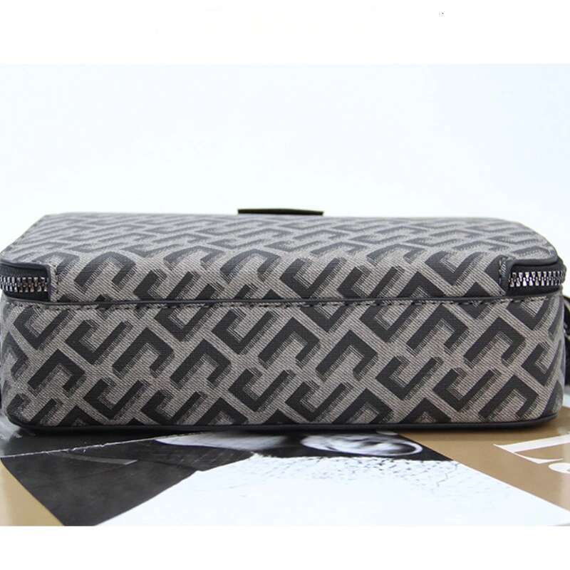 New Style Men's Crossbody Fashion Plaid Square Brand Design Crossbdoy Bags Male Shoulder Bag Mobile Phone Handbags