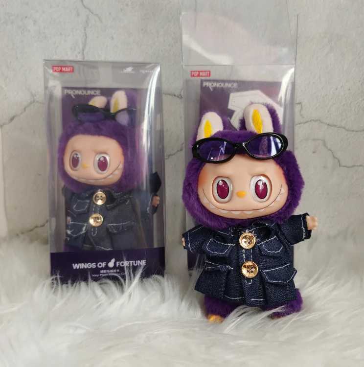 New Limited Edition The Monsters Labubu X Pronounce Wings Of Fortune Vinyl Doll Action Figure Key Pendant Birthday Gift X250606