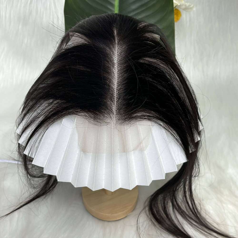 2x6 Transparent Big Front with Bone Straight Vieamese Raw Human Hair Bundles Double Drawn Lace Closure