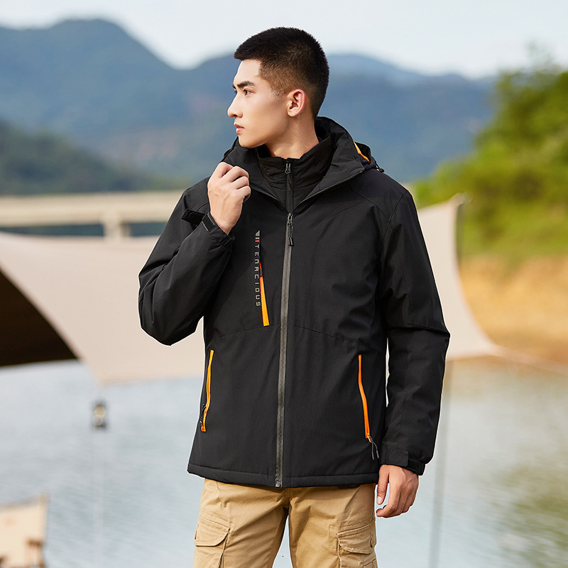 Ddmyoutdoor Outdoor Two Piece Set Men S Three In One Women S Cotton Vest Inner Waterproof And Warm Jacket Jackets