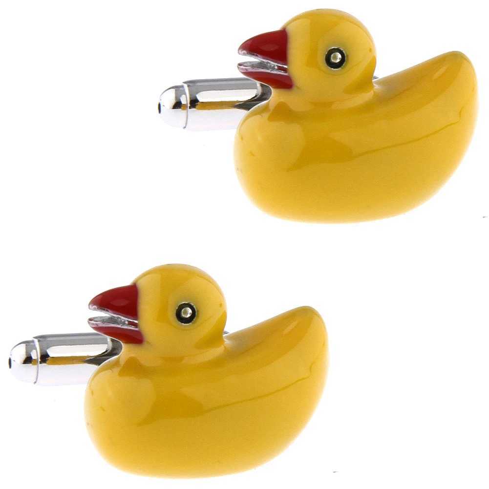 4 Styles TZG Fashion Animal Cufflinks Men Cuff Links Duck Bird 1 Pair Shirt Buttons W250606