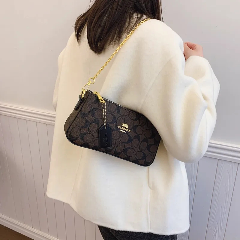 2025 New Designer Shoulder Crossbody Purse Ladies Fashion High Quality Leather Zipper Bag