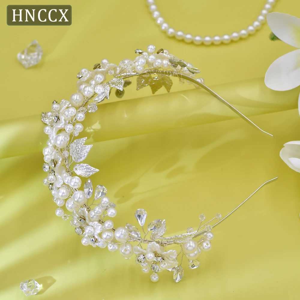 HNCCX Silver Color Alloy Leaves Hair Accessories For Elegant Girls Bride Bridal Wedding Hair Accessories Headpieces Gift CP603 Z250605