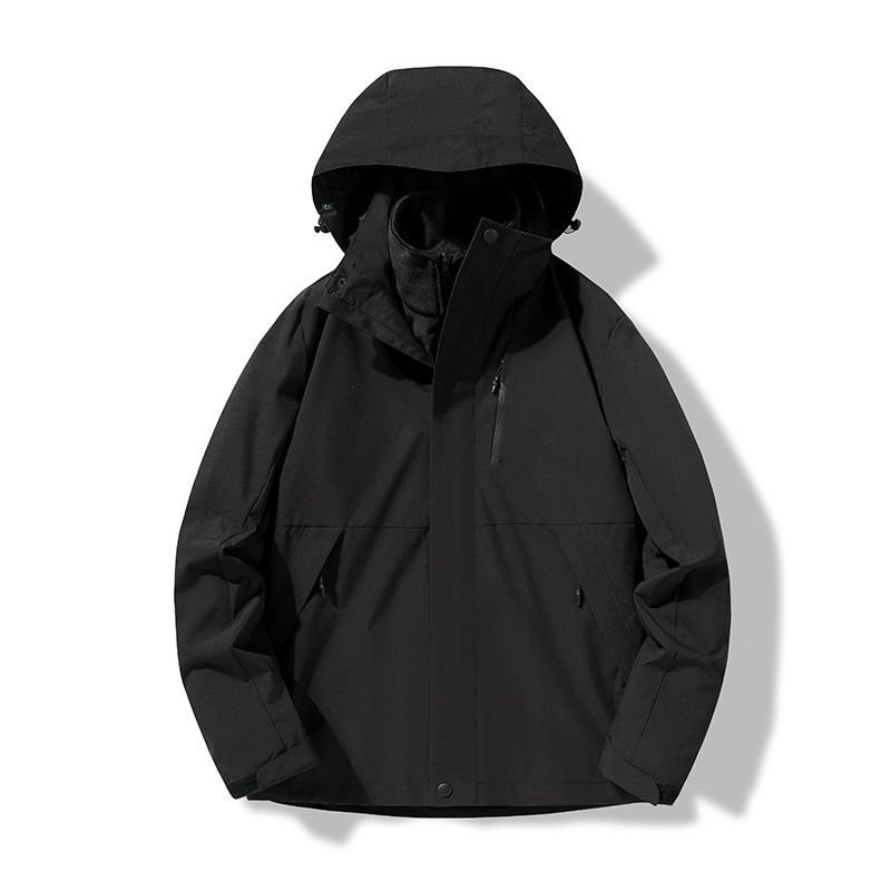 Ddmyoutdoor Outdoor Waterproof Windproof Warm Jacket Thickened Detachable Three In One Suitable For Autumn And Winter Couples Jackets