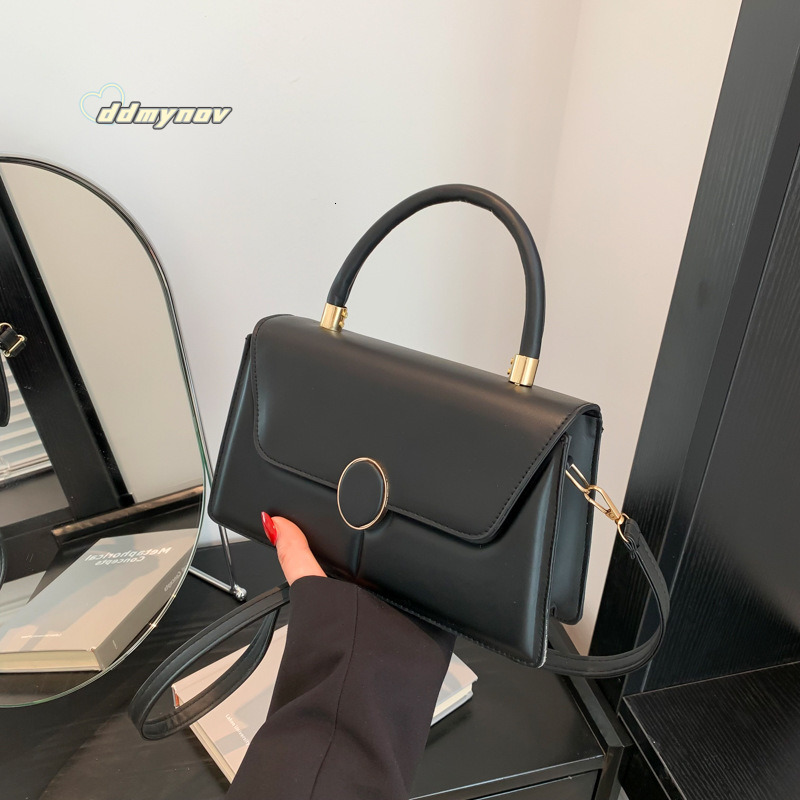 Fashion Commuter Texture Small Square 2024 New Casual Simple Shoulder Crossbody Bag Stylish Personality Handbag for Women ddmynov
