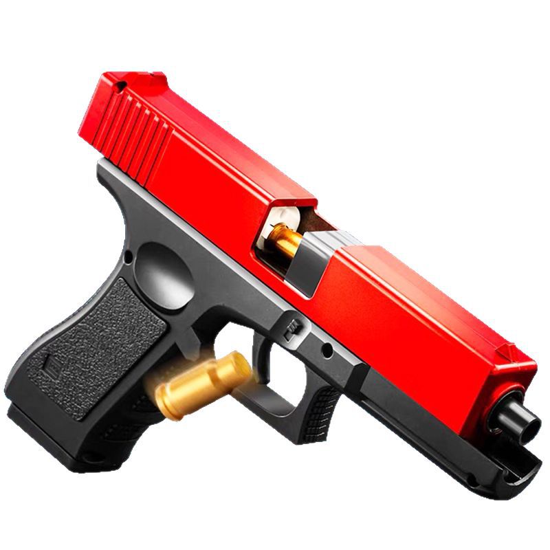 Children's toy gun bullet G18 boy hand shell throwing soft bullet gun toy small gun simulation hand grab Glock pistol