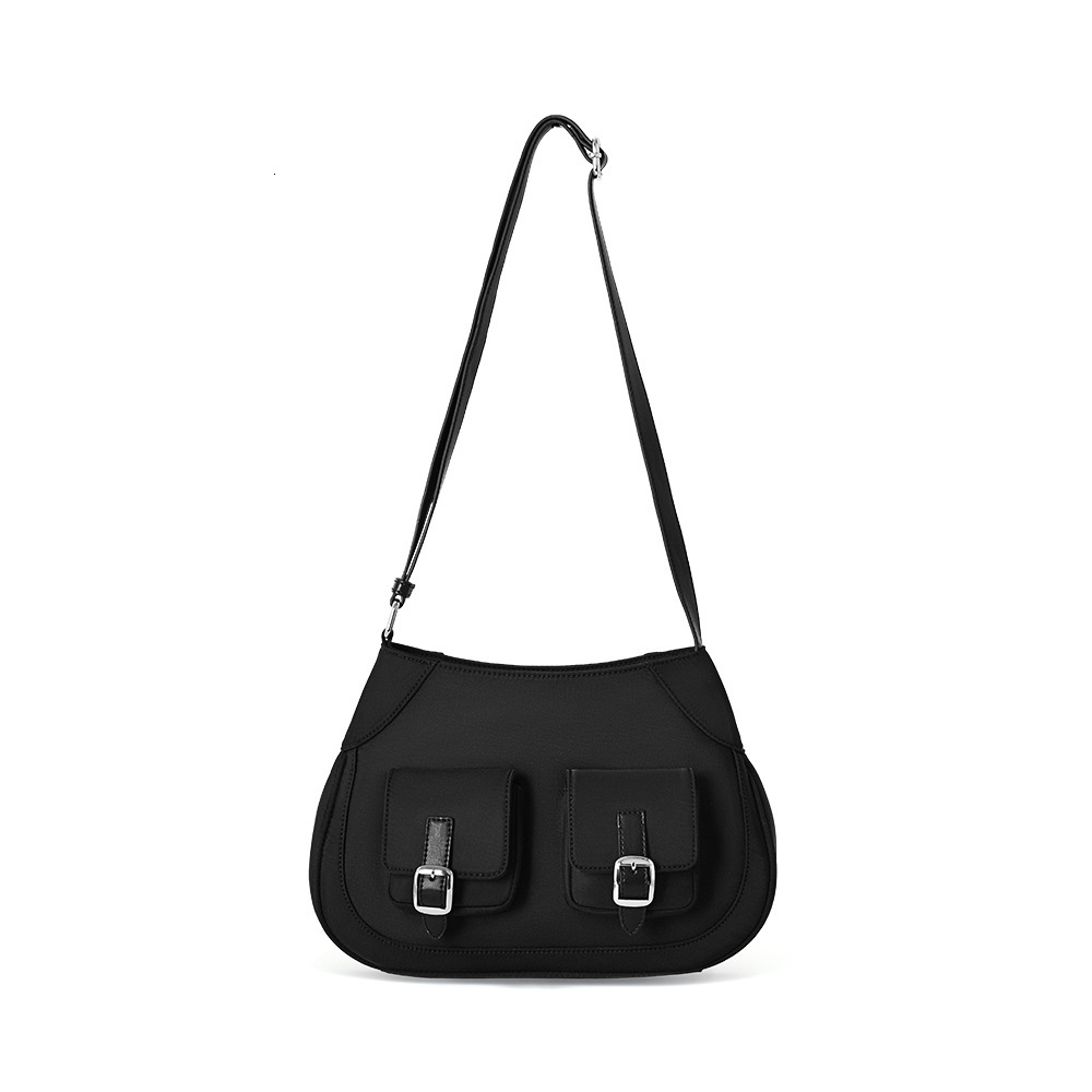 Free Shipping 2025 Summer New Commuter Nylon Casual Versatile Retro Underarm Large Capacity Luxury Single Shoulder Designer Bags Crossbody Bag Light L