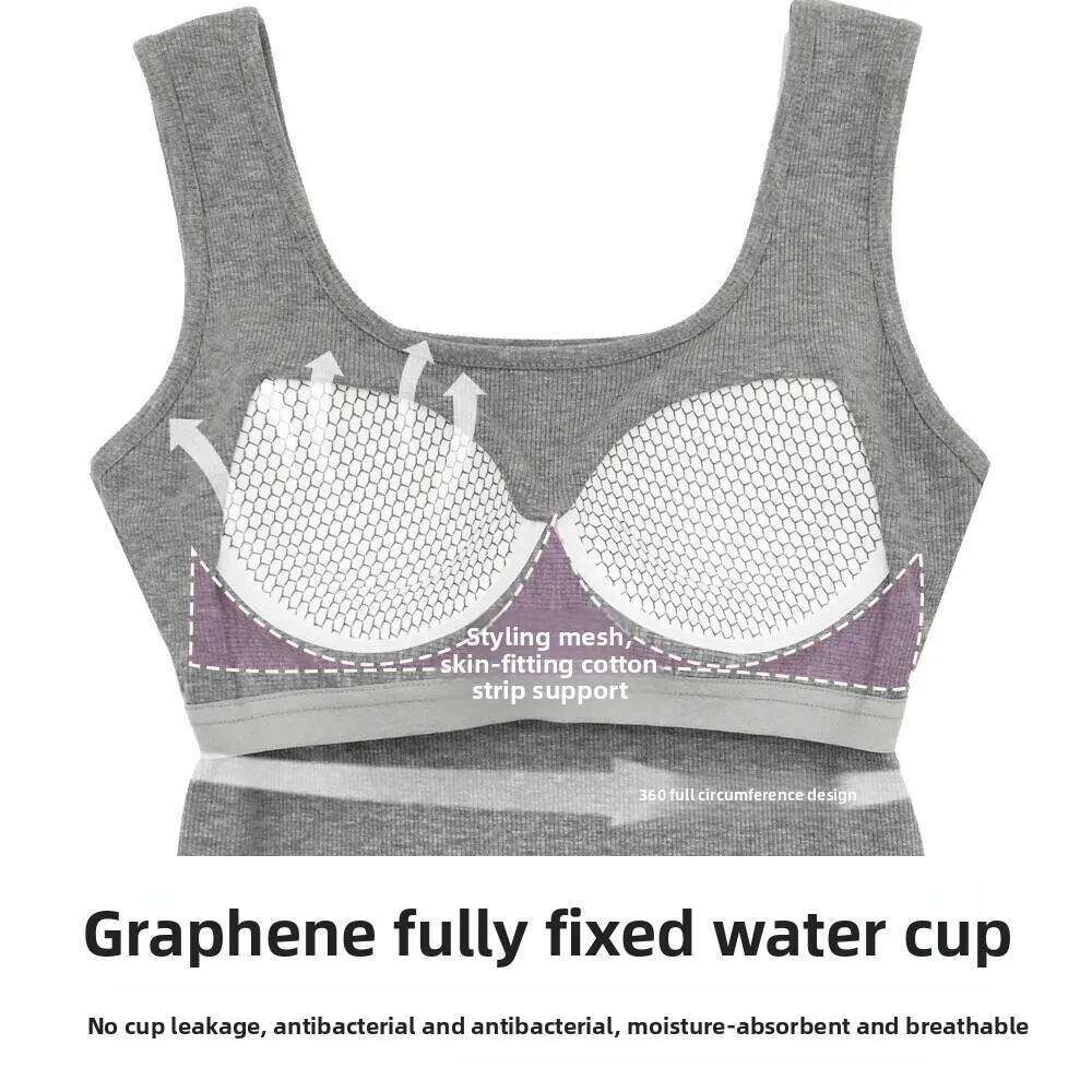 New Sporty Style Short Sleeveless Vest Women's Slimming Summer Shirt Trendy Outerwear Fashionable Body Shaping Tank Top