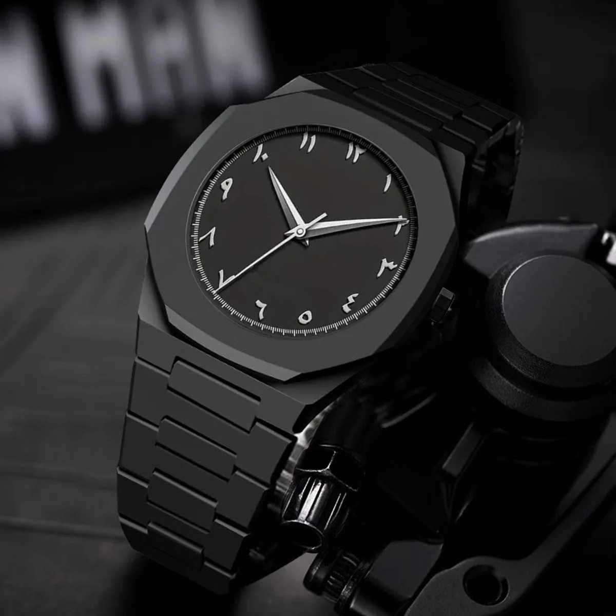 Modern Minimalist Mens Watch Middle Eastern Arabic Numeral Dial Calendar Business Casual Waterproof Sports Men Quartz Watches Y250605