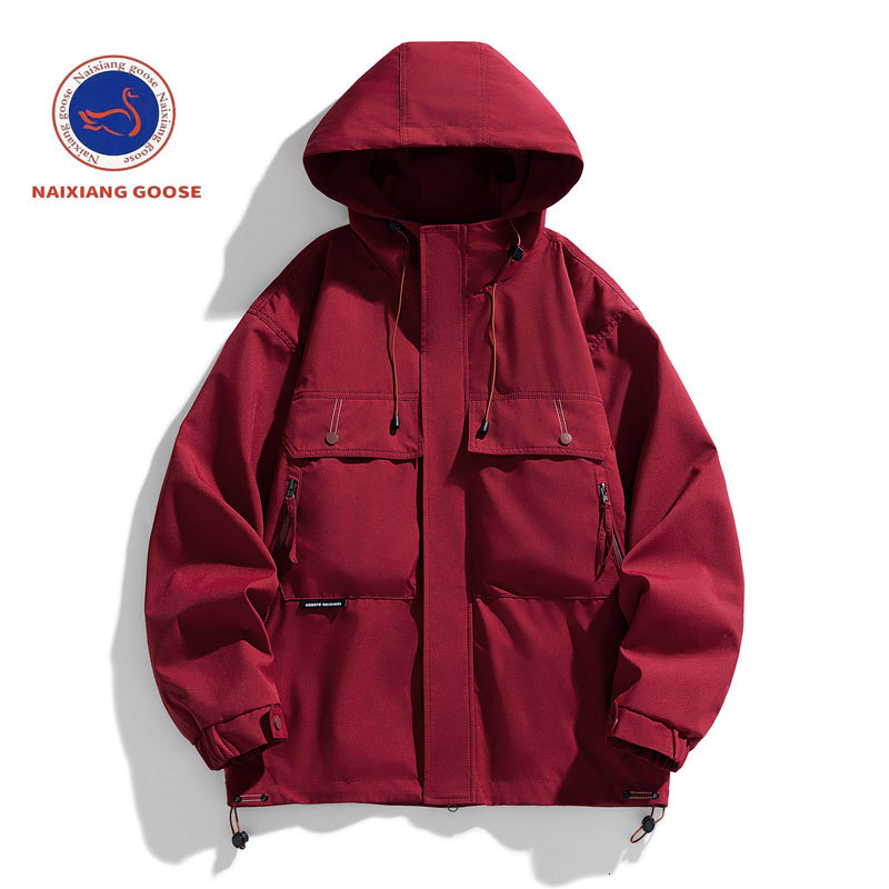 Ddmyoutdoor Spring Sports Outdoor New Men S Trendy Loose Mountaineering Waterproof Jacket Jogging Suit