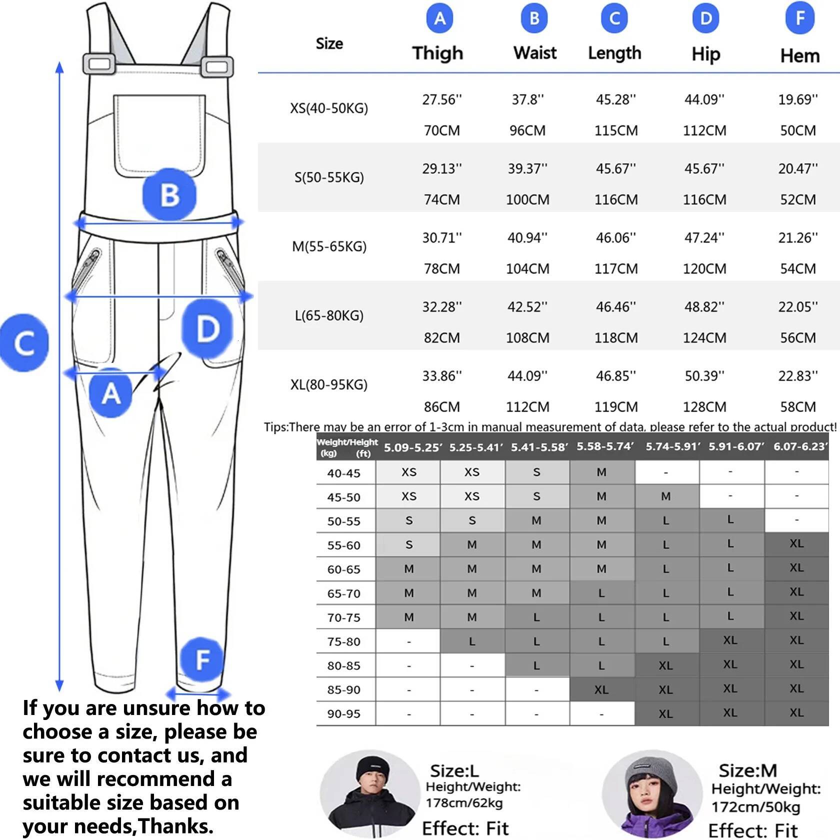 Ddmyoutdoor Outdoor Mountain Snow Pants Women Snowboard Jumpsuits Winter L Waterproof Female Trousers Man Motorcycle Skiing Sport Overalls Jogging Sui