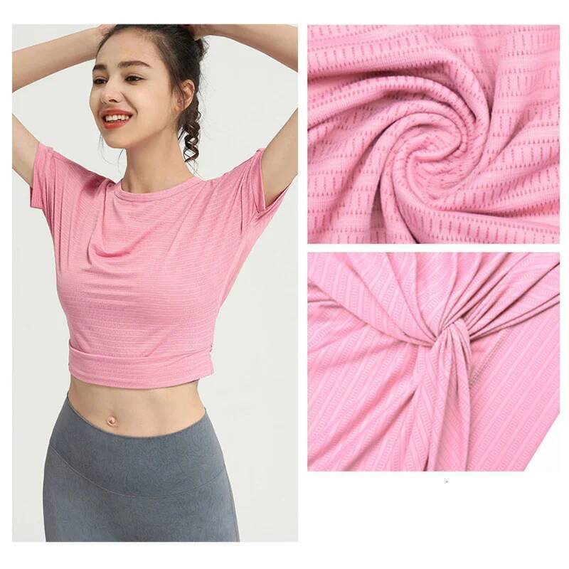 Women's Yoga Shirt Backless Sexy Crop Top Gym Fiess Sportswear Running Workout T-shirt Sports Loose Tank Tops Jogger Vest