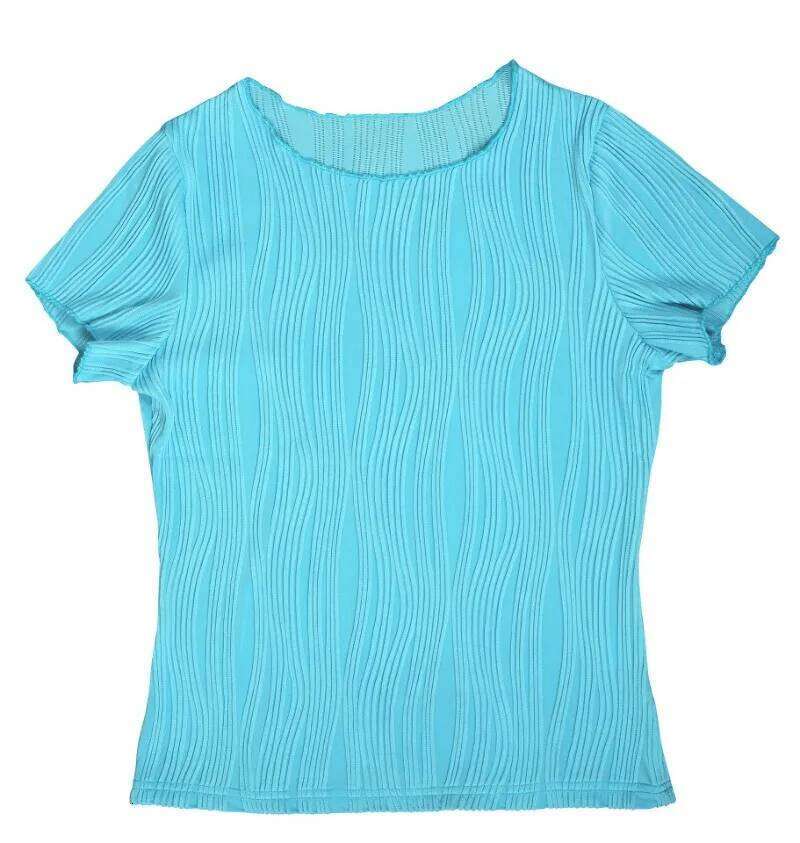 Women Solid Summer Ribbed 2 Piece Set Casual Tracksuits Short Sleeve T-shirts Tops + Flare Pants Fashion Slim Outfit Suits