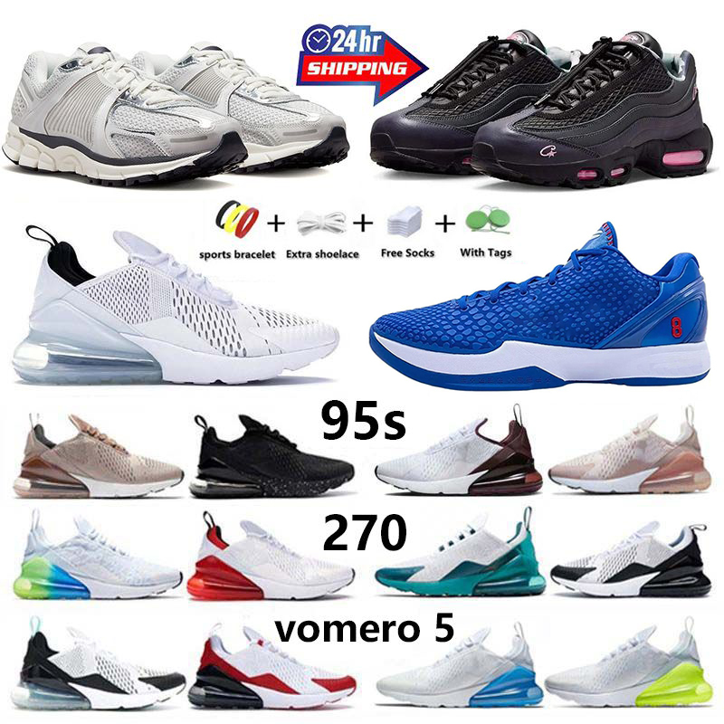 270 270s Designer Platform Mens Womens 95 95s Triple White Black Protro Kobe Dodgers vomero 5 Metallic Gold Running Shoes Red Sports Trainers walking Sneakers 36-45