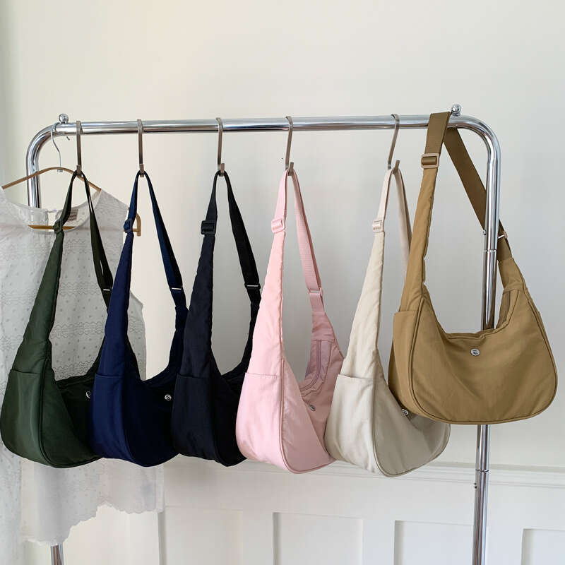 Canvas for Women 2025 New Niche Underarm Dumpling Summer Casual Travel Crossbody Bag