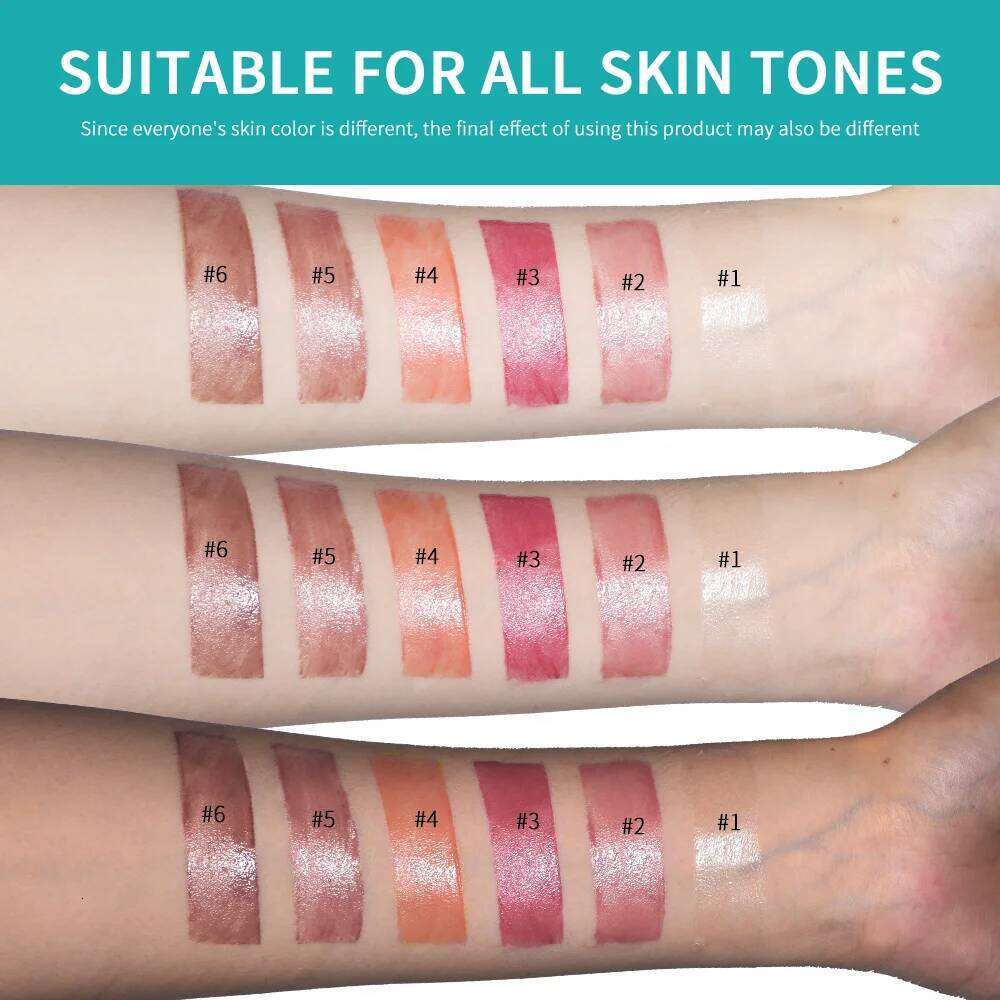 free shipping Jelly Solid Lip Tint Cute Hydrating Mirror Red Brown Lipstick Clear Moisturizing Lips Tint Nature Nude Korea Lip Makeup Cosmetic