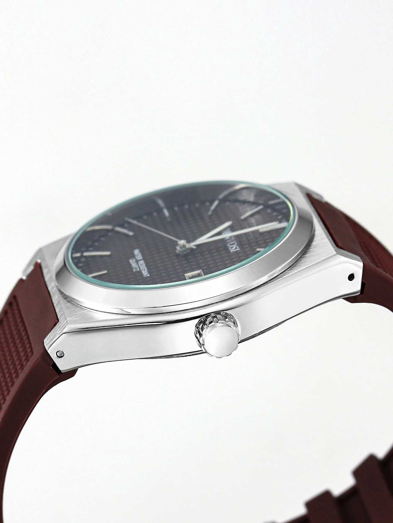 New Fashion Casual Quartz Watch Waterproof Male Clock Luminous Stainless Steel Square Quartz Men Watch Y250605