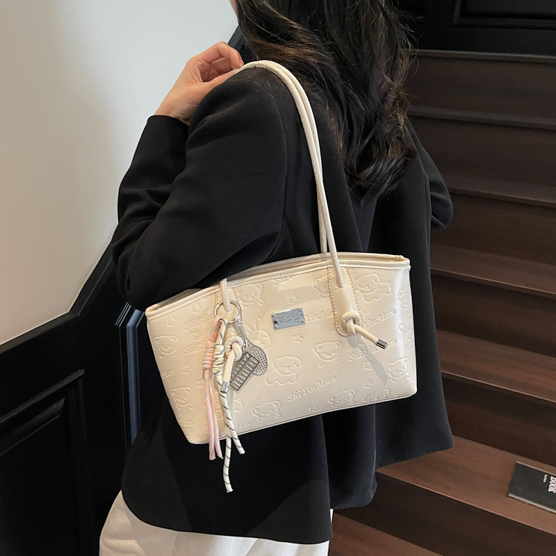 designer High-Quality Texture Underarm Women's 2025 New Trendy Fashion Casual Versatile Shoulder Bag Large Capacity Tote Bag