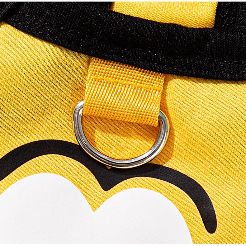 Dogs Shirts Soft Breathable Cute Cartoon Puppy T-Shirts with Leash Ring Tank Top Summer Dog T-Shirts Apparel Sleeveless Dog Vest for Small Medium Dogs