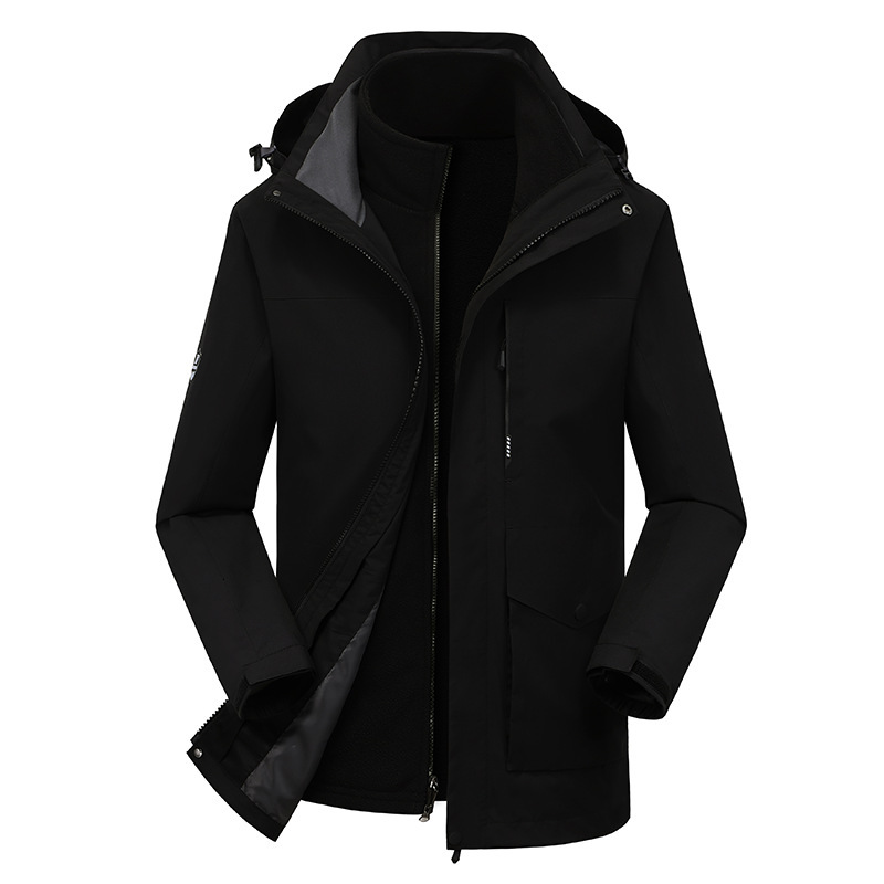 Ddmyoutdoor Outdoor Assault Year Winter New Couple Water Three In One Thickened Ski Suit Group Purchase Printable Jackets