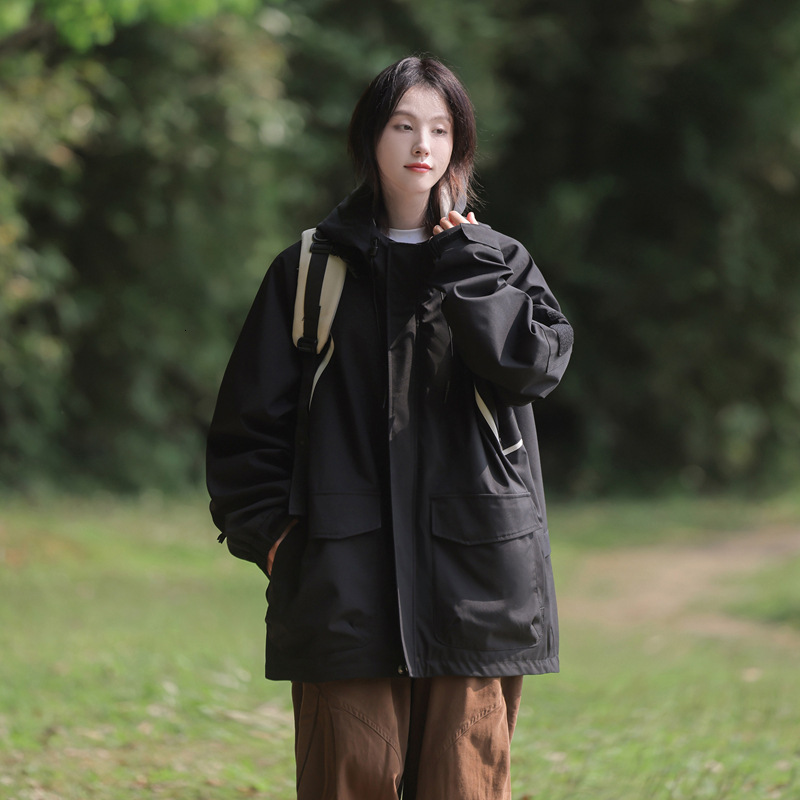 Ddmyoutdoor Outdoor Sports Jacket Men S Spring Autumn New Style Simple Workwear Loose And Casual Teenagers Outdoor Jogging Suit