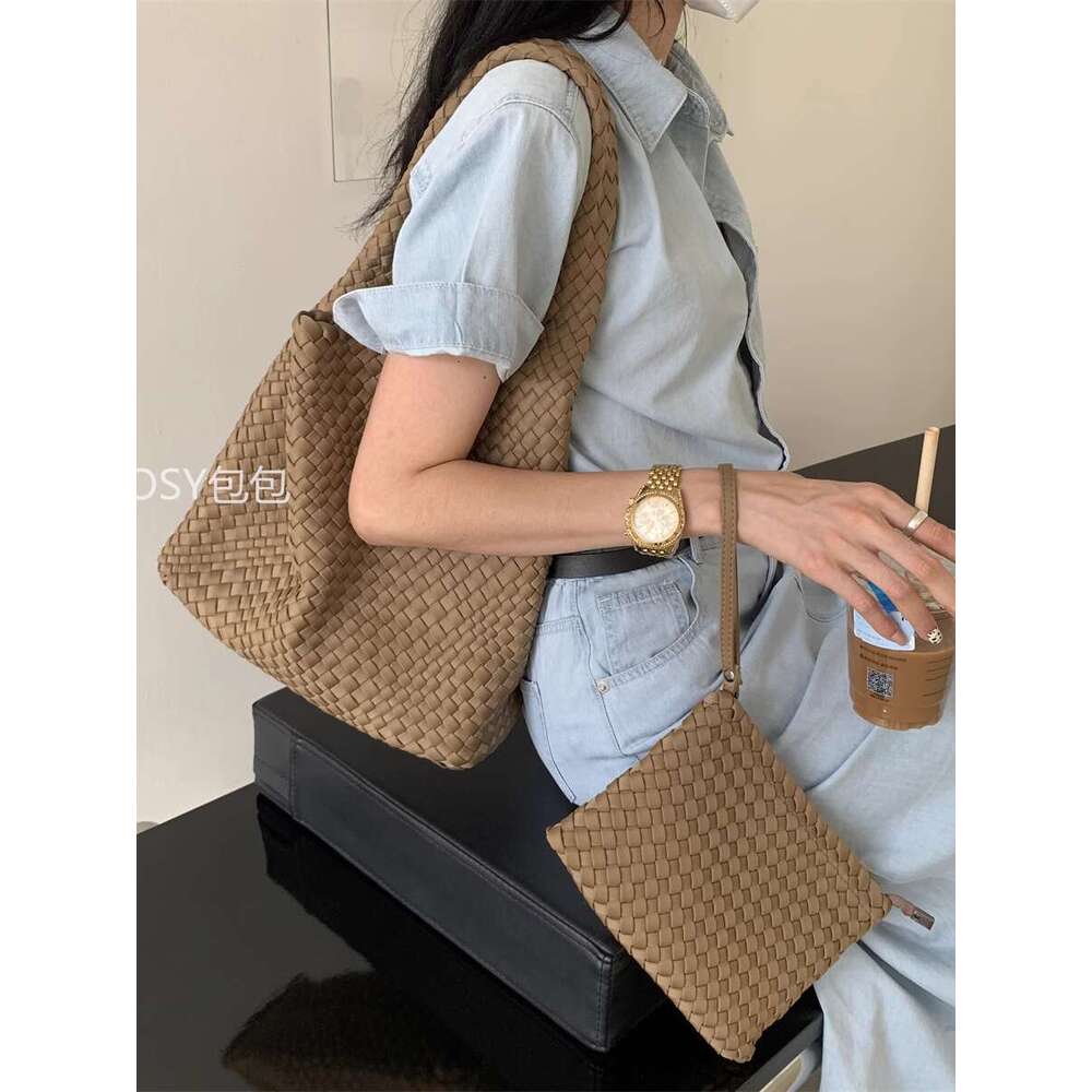 New Nylon Handwoven Tote Shoulder Underarm Large Women s Mother Bag
