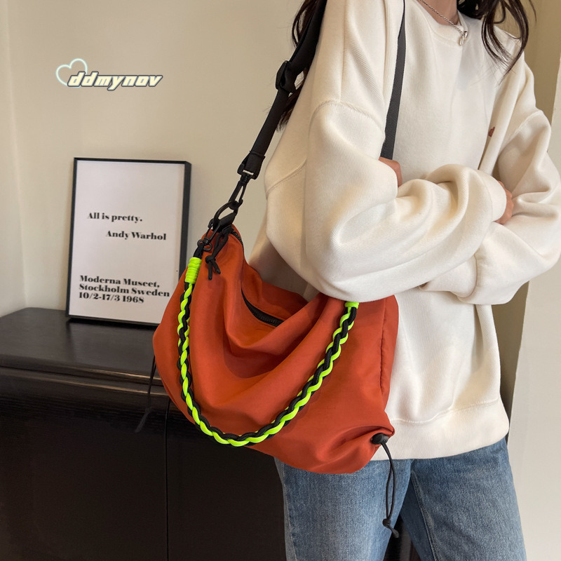 Dumpling 2023 New Simple Trendy Women's Shoulder Korean Style Ins Wind Crossbody Bag for Women ddmynov