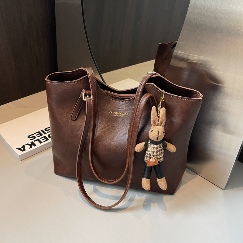 designer Large Capacity Vintage Underarm Bag for Women 2025 New Trendy Fashion Single Shoulder Bag Casual Class Commuter Tote Bag