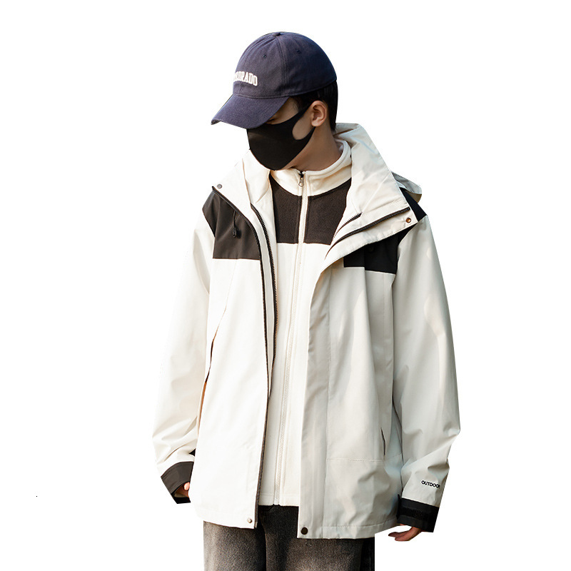 Ddmyoutdoor New Outdoor Assault Suit For Men Women Autumn And Winter Three In One Detachable Fleece Warm Two Piece Set Windproof Jackets