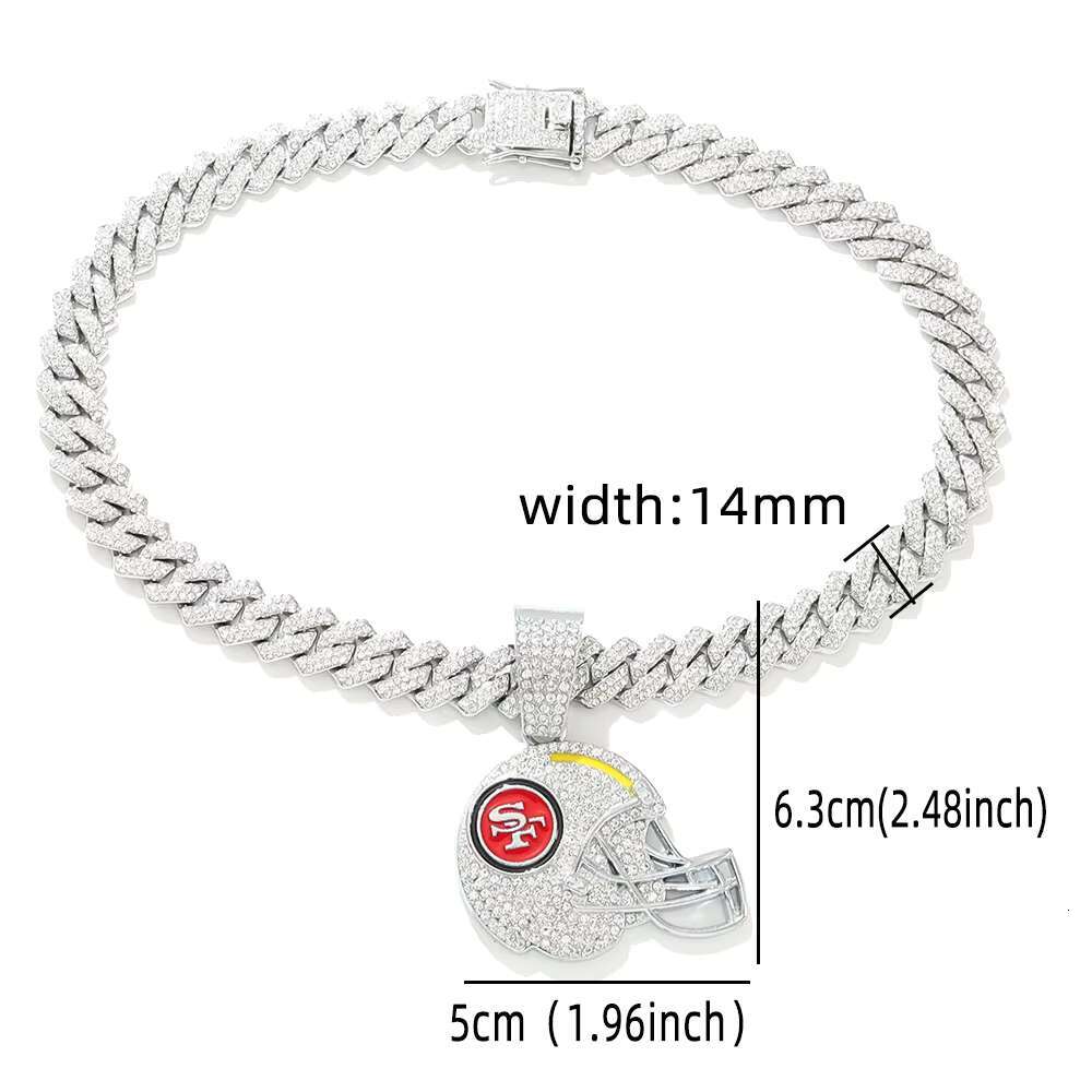 Custom Champion Pendant Sports Teams Football Field Hockey Rugby Cap Vintage Necklace Hip Hop Necklace Customize