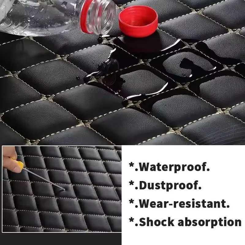 Custom Leather Car Floor Mats For Ford Fiesta 2000 2010 2020 2023 Mondeo 2013-2016 Explorer 2020-2023 Auto Interior Accessories R250606 UIZL