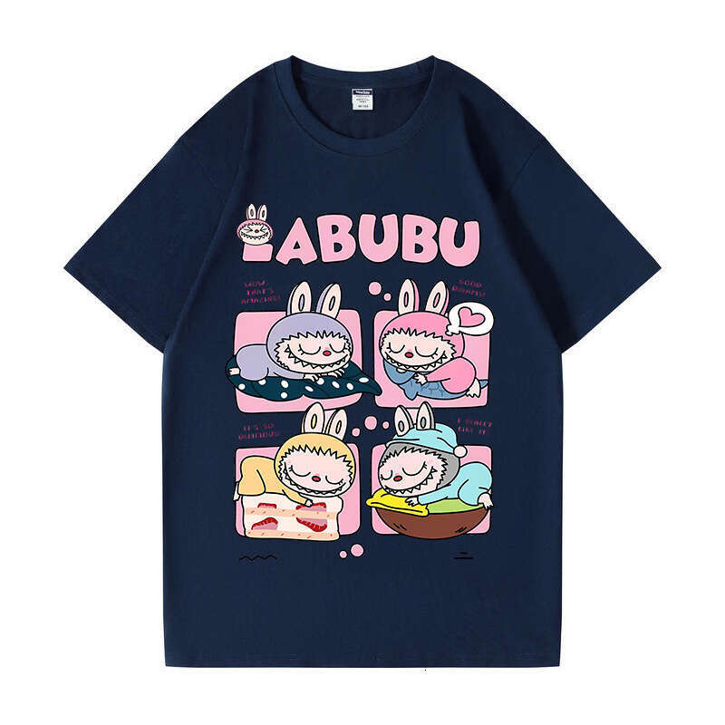 2025 new model labubu fashion T-shirt, for both men and women, comfortable and breathable, the top choice for summer