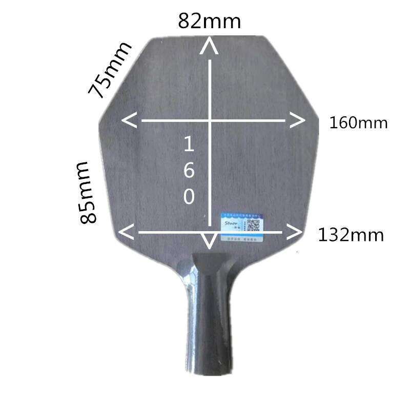 Stuor Sports New Arrive Table Tennis Racket Hexagonal Blades Black Carbon Fiber Built-in Professional Ping Pong Paddle