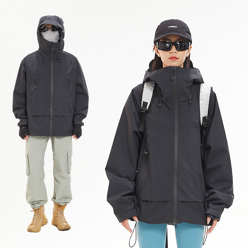 Ddmyoutdoor Bx Hetong Women S New Spring Autumn Dupont Three Proof Windproof And Waterproof Mountaineering Men S Stormtrooper Clothes Jackets