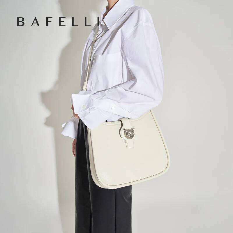 BAFELLI 2025 CAT BRAND NEW Women's SHOULDER BAG TRENDING RETRO STYLE VINTAGE CROSSBODY PURSE UNISEX MESSENGER BAGS