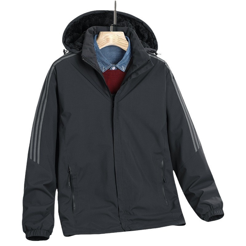 Ddmyoutdoor Outdoor Assault With Men S Fleece One Piece Jacket Thickened Windproof And Warm Outdoor Casual Cotton Jacket Jackets