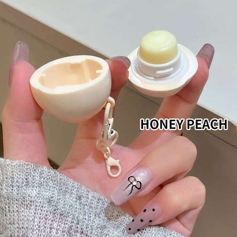Peach, Strawberry and Nut Hydrating Lip Balm Winter Anti-freeze, Anti-Crack Repair Moisturizing free shipping