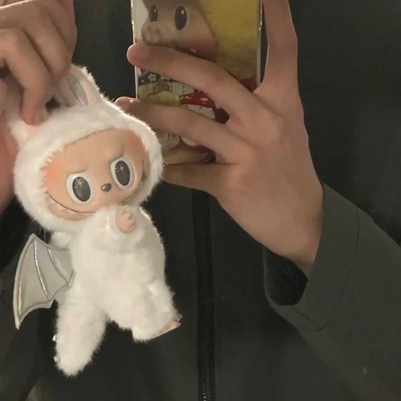 17cm The Monsters Zimomo Angel Series Labubu Creative Doll Figure Vinyl Pendant Doll Model Toy Refit Toy Children Birthday Gift X250606