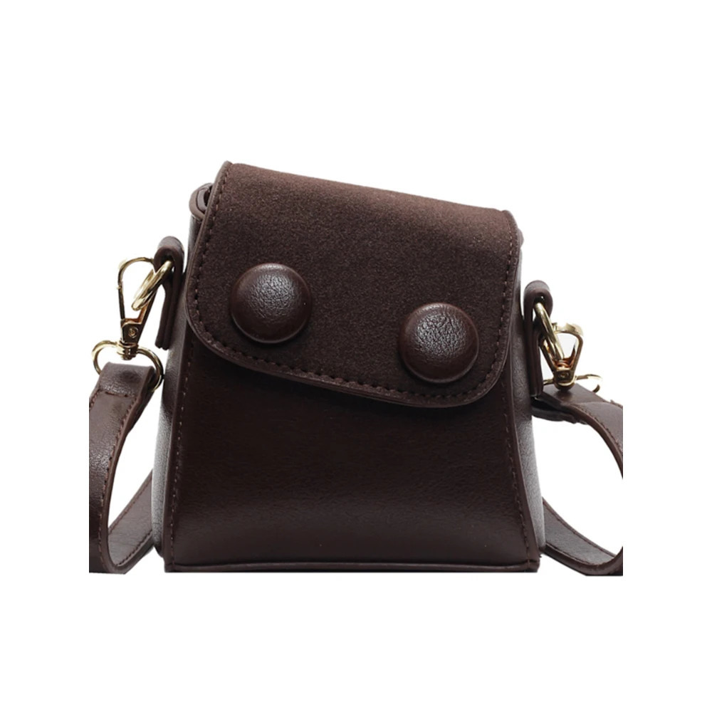 Womens Mini Crossbody Bag Fashion Purse Solid Color Buckle Single Shoulder Bags Chic All-Matched Delicate Packs 250605