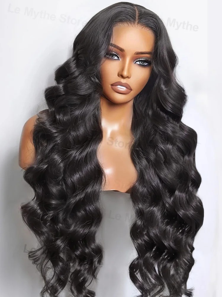 Body Wave 13x6 HD Lace Front Human Hair Wig 36 Inch Brazilian 13x4 Hd Lace Frontal Wigs For Women High 250 Density Synthetic