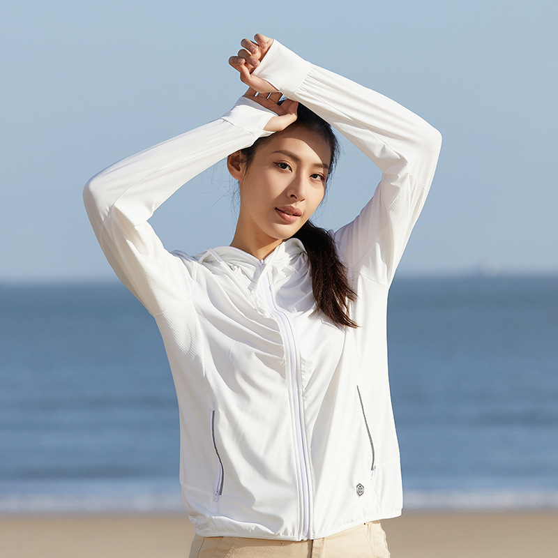 Ddmyoutdoor High Quality Protection Clothing For Women In Summer Cool UV Resistant Ice Silk Sun Protection Breathable Ultra Light And Thin Brim Joggin