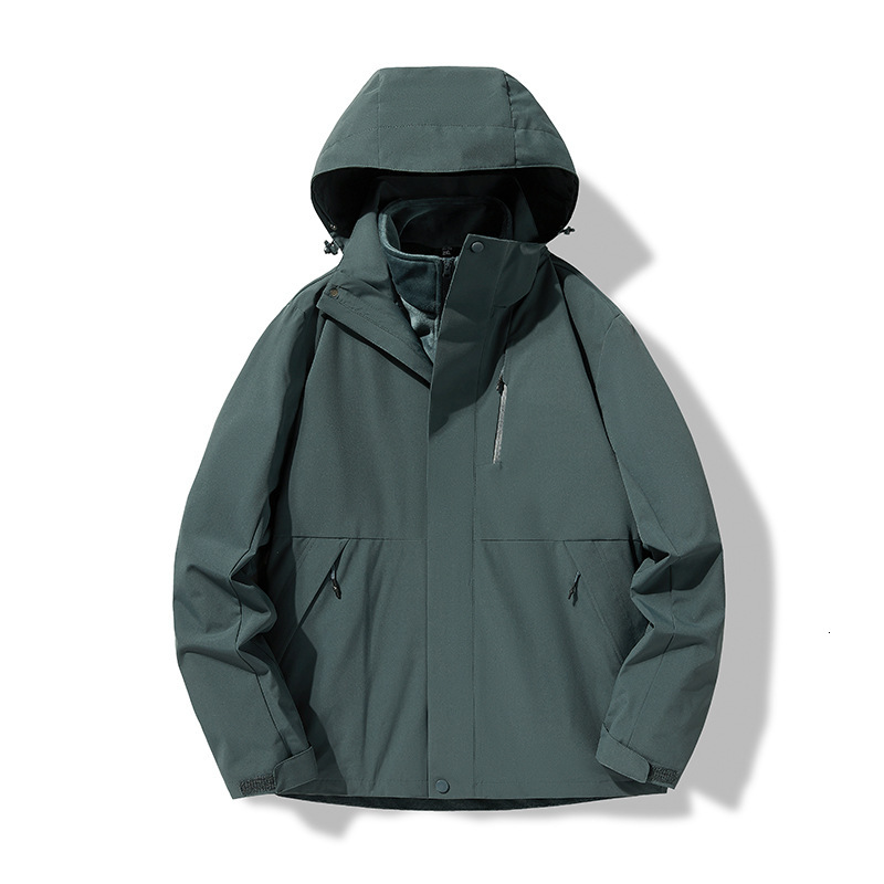 Ddmyoutdoor Outdoor Waterproof Windproof Warm Jacket Thickened Detachable Three In One Suitable For Autumn And Winter Couples Jackets
