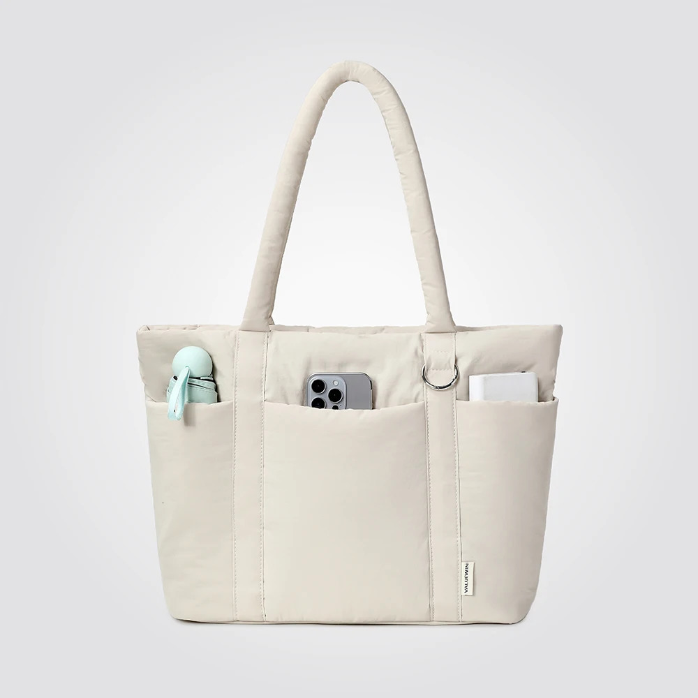 Ladies Large Capacity Shoulder Bag Laptop Case 15.6 16 inch Multi Pocket Lightweight Travel Handbag Shockproof Laptop Tote Bag 250603