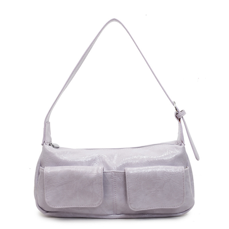 Free Shipping Designer Bag French Style Niche Armpit For Womens Summer 2025 New Trendy And Fashionable Single Shoulder Motorcycle Texture Hand-held To